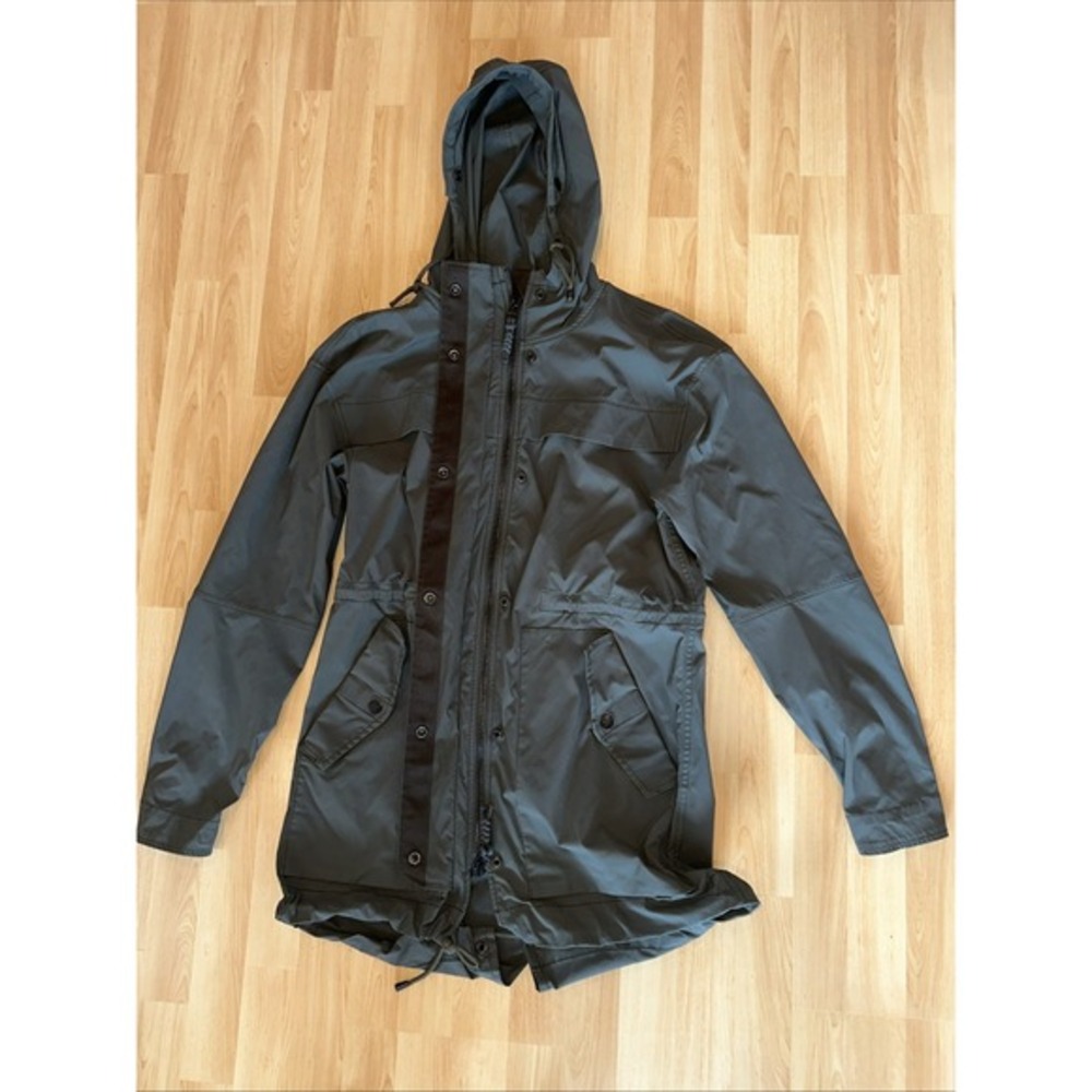 REI Women's Nylon‎ & Spandex Jacket XS Full Zip & Snaps Outer Shell Only Green